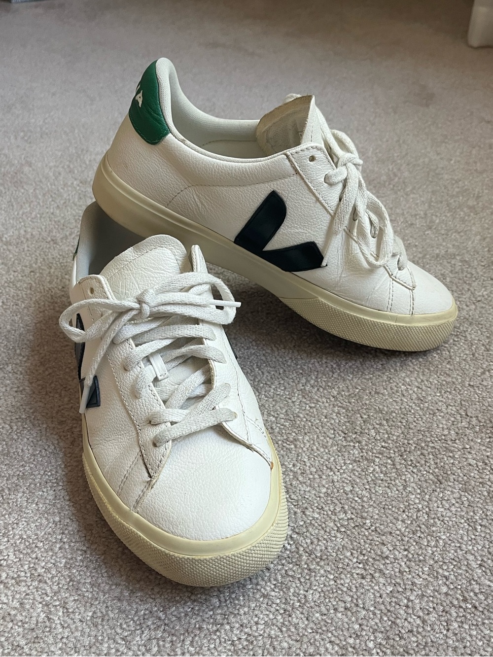 Veja Campo Leather Sneakers Size 8